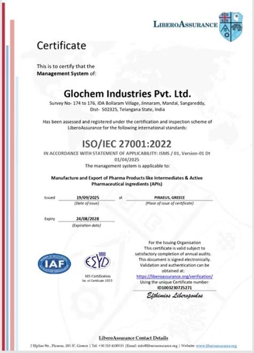 ISO 27001:2022 Certificate